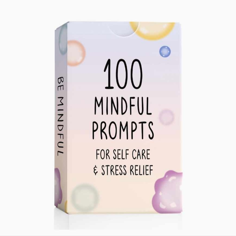BEST 100 Mindful Prompts for Self Care & Stress Relief | Cards to Reduce Anxiety